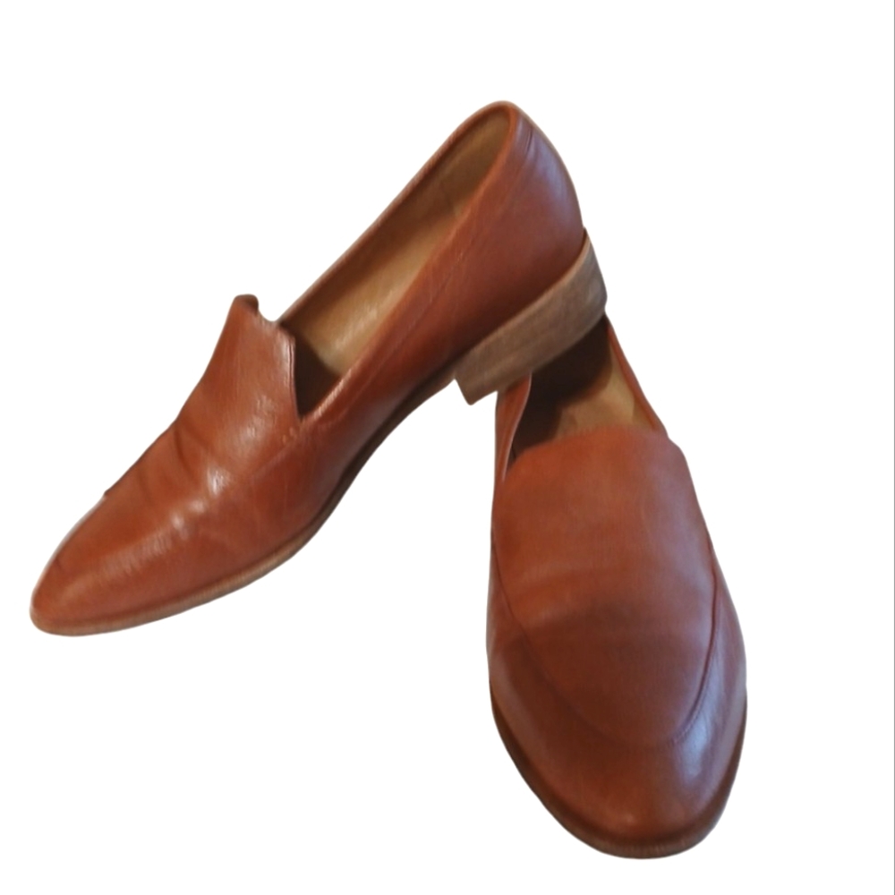 Madewell Loafers Frances Womens Brown Leather Flats size 9.5